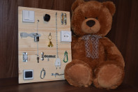 Бизиборд, развивающая доска Монтессори