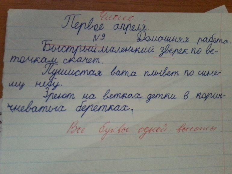 Придирки Учителя...