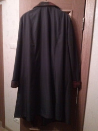 Плащ черный новый женский