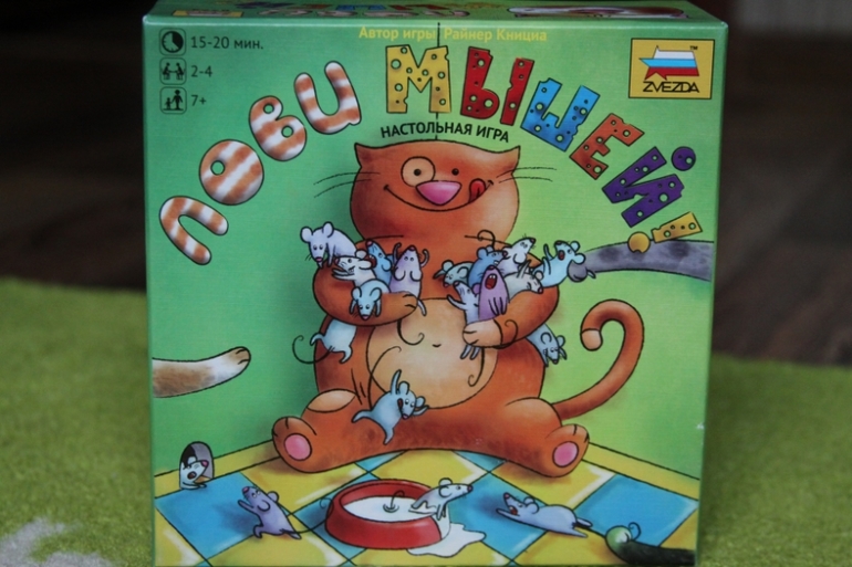 Настольная игра "Лови мышей"