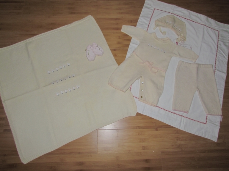Шикарный итальянский сэт для новорождённой малышки Graziella !