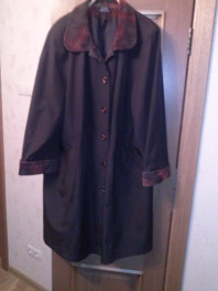 Плащ черный новый женский