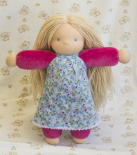 Текстильная кукла ручной работы Настёна