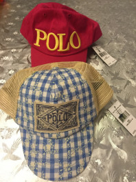 Кепки для девочки Ralph Lauren новые. Размер 2Т-4Т