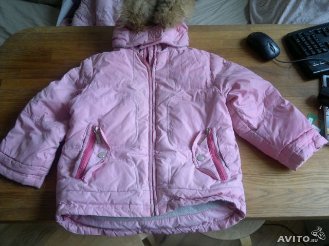 Зимний костюм для девочки 110-116 см