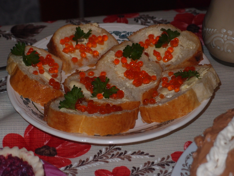 Меню на мой День Рождения