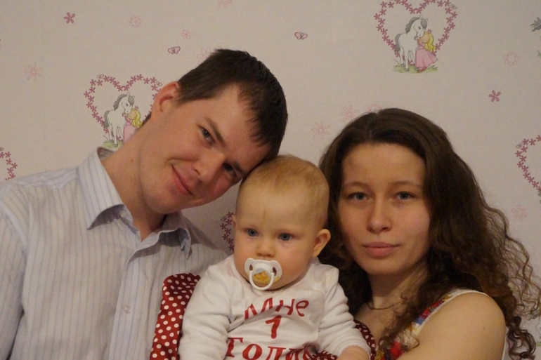 Первый День Рождения Полинки=)