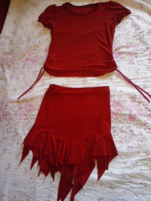 костюм для бальных танцев