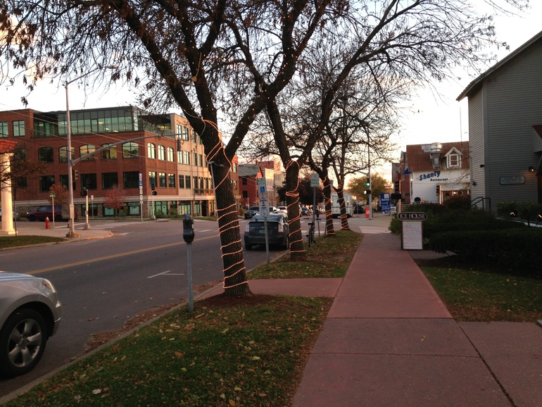 Montreal-Burlington. 22 октября 2013. Телефонофото.
