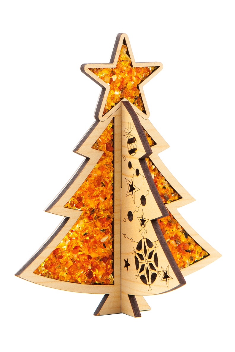 Ёлочка (сувенир с янтарем)