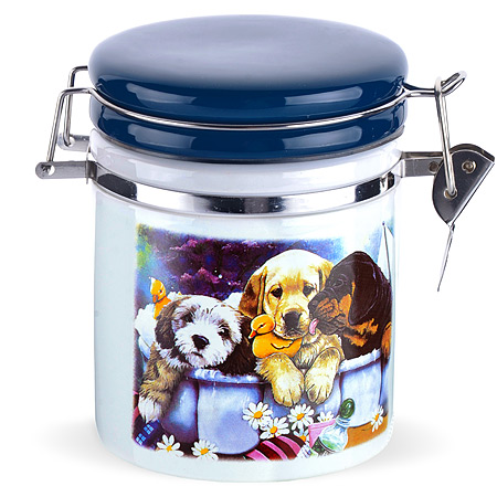 27271 Банка для сыпучих 500мл "Собачки" LR (х36)