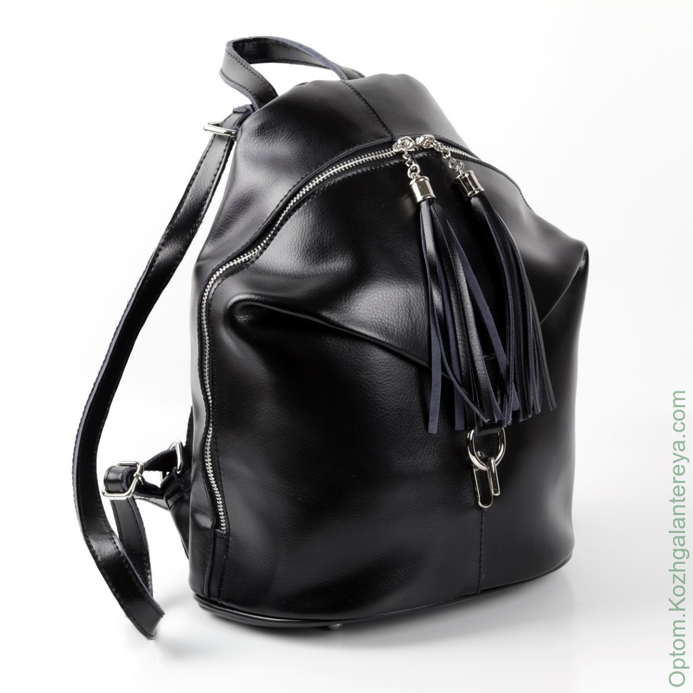 Женский кожаный рюкзак 814 Блек