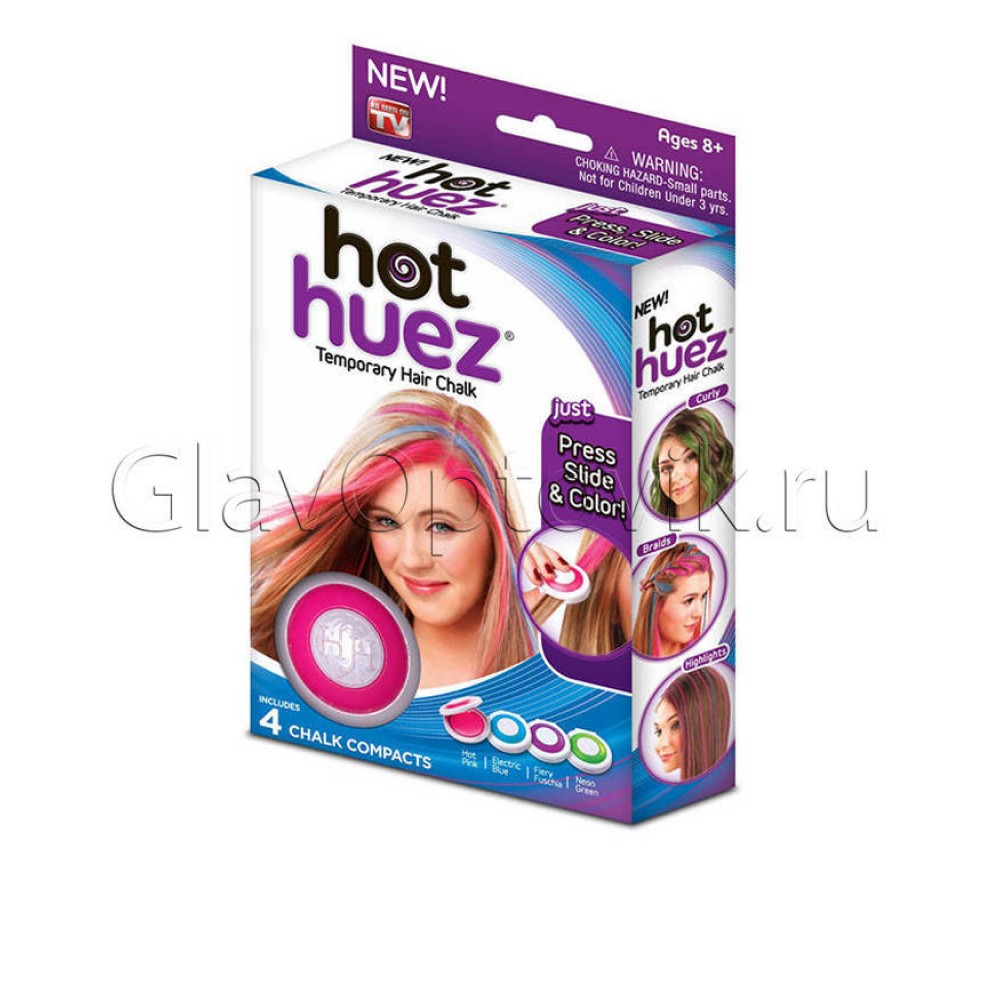 Волшебные мелки для волос Hot Huez