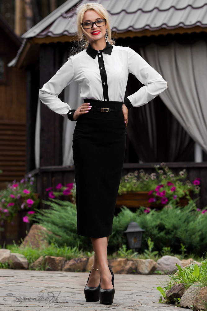 Юбка 1839 с поясом