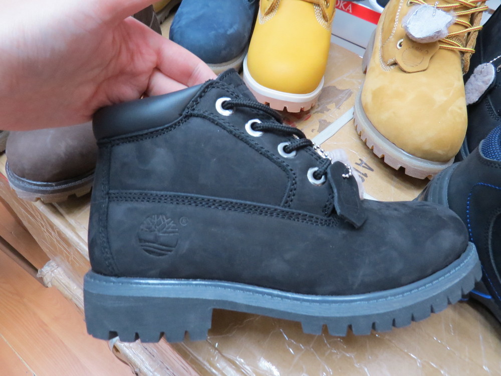 Ботинки Timberland натуральный нубук с мехом