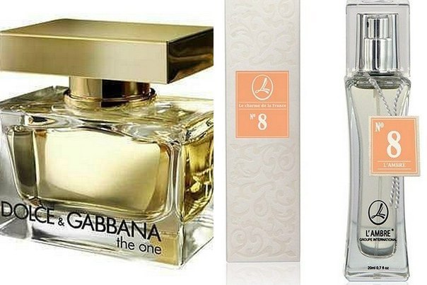 №8 известен как The One - Dolche&Gabanna; - 50 мл