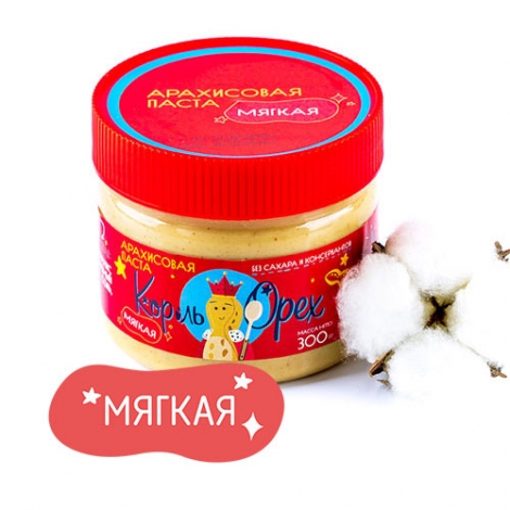 Арахисовая паста мягкая