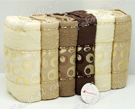 Махровые Банные Полотенца 70x140 см. 6 шт/уп. Melis Cafe - B