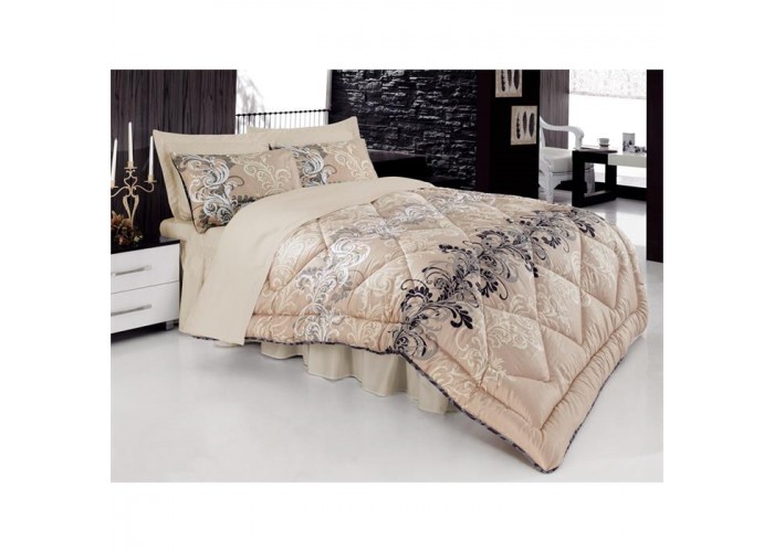 КОМПЛЕКТ ПОСТЕЛЬНОГО БЕЛЬЯ С ОДЕЯЛОМ ЕВРО 2 СП. ROYAL SATIN
