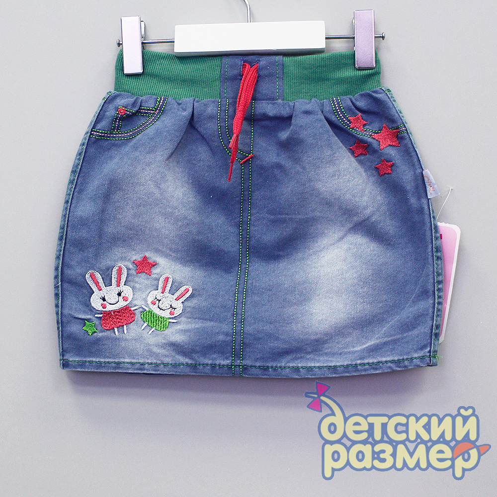 Джинсовая юбка (74-92)