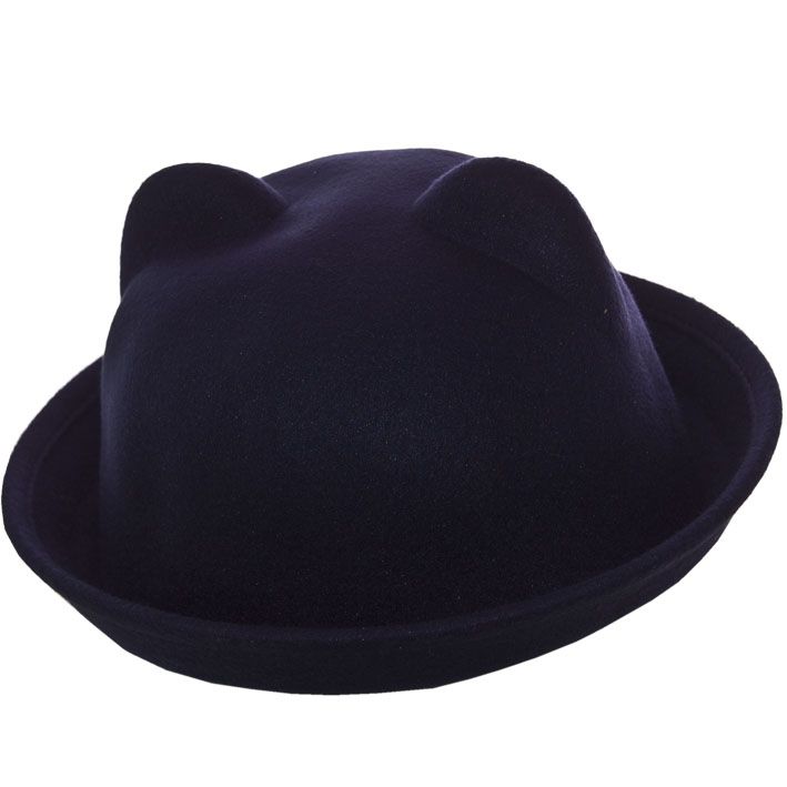 Шляпа фетровая детская FD16001 тёмно-синий