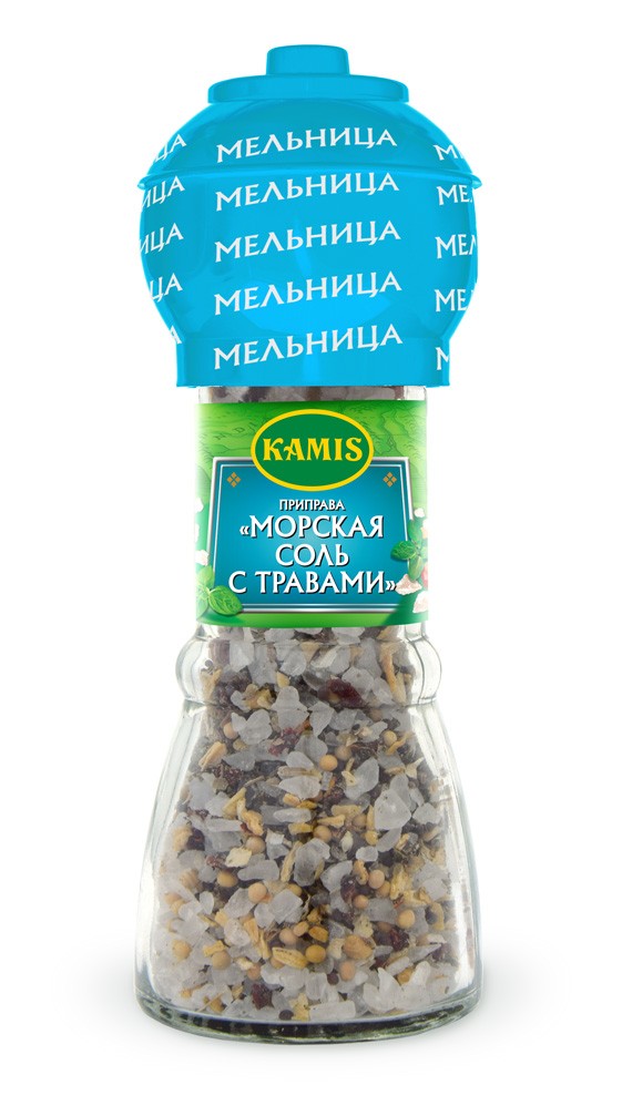 Приправа "Морская соль с травами" - мельница 78г