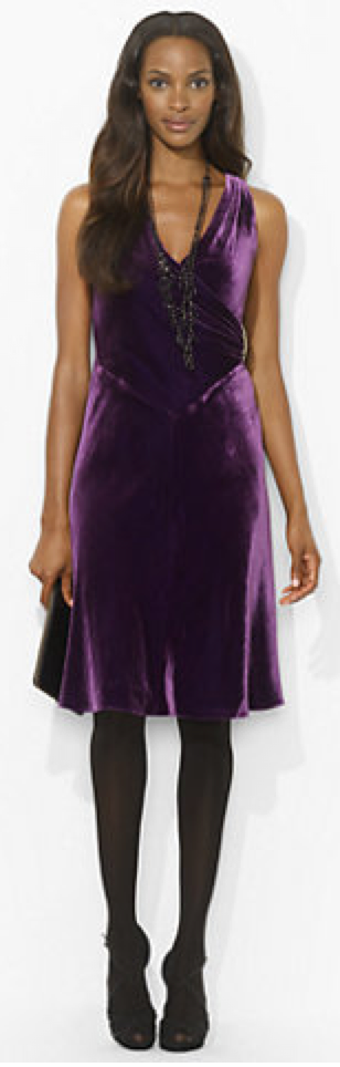 Ralph Lauren бархатное платье р-р 2 (идет на  S/M)