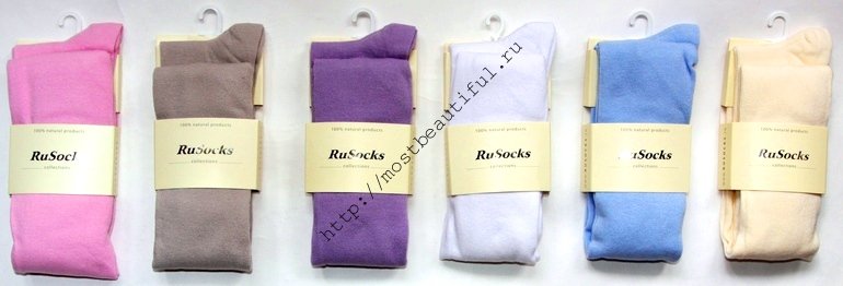 Однотонные колготки "RuSocks"