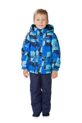 S18241 DARK BLUE Комплект утепленный: куртка и брюки
