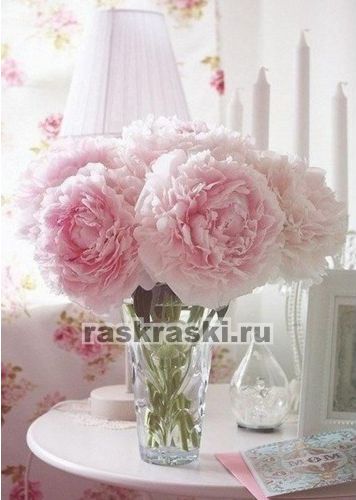 Алмазная вышивка Гранни «Нежные пионы»