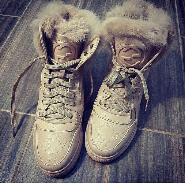 Gucci (копия)  на меху КРОЛИК !