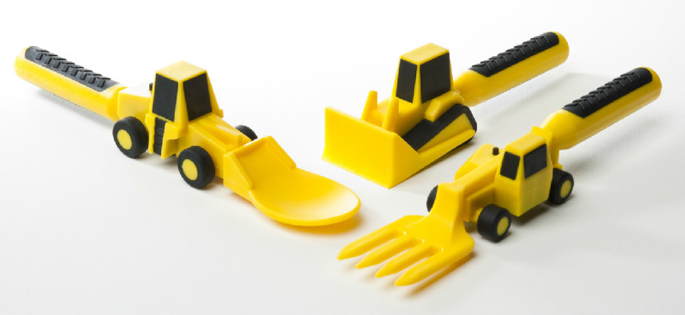 Set of 3 Construction Utensils/ Набор из трех столовых прибо