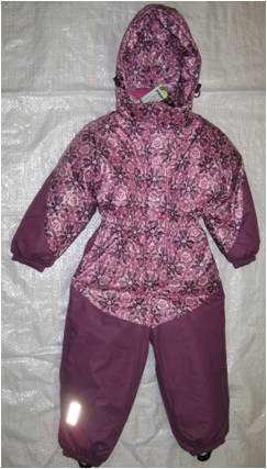Комбинезон зима мембрана комби пурпур/калейдоскоп р-ры86-110