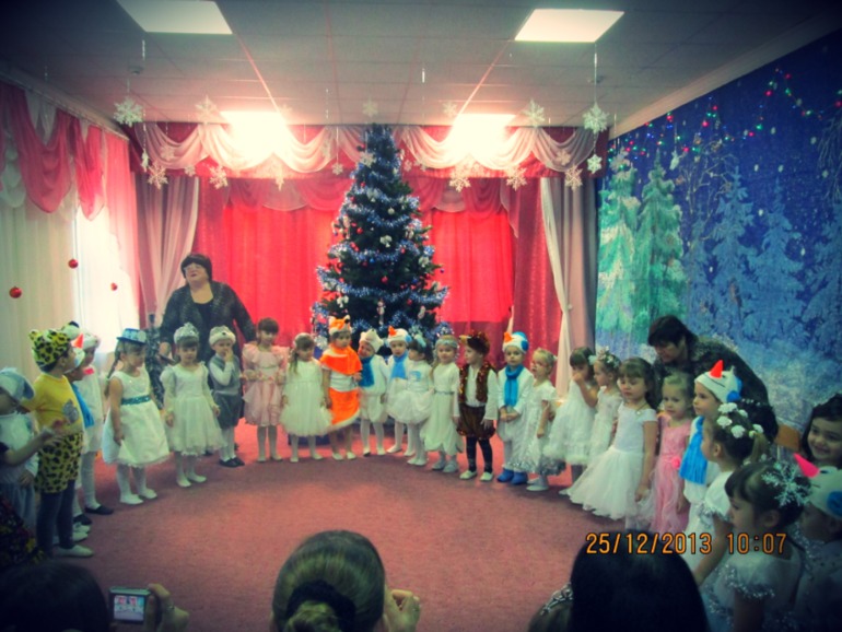 Новогодний утренник в новом садике