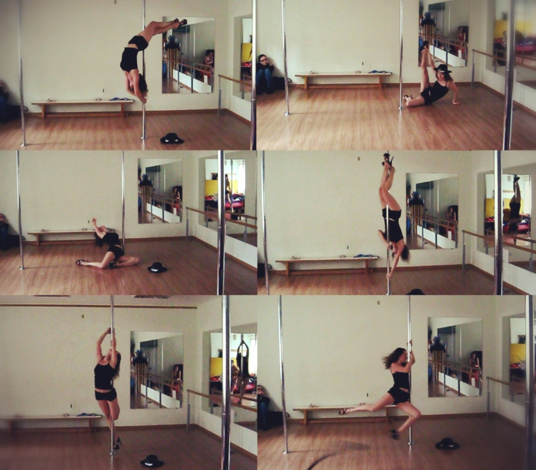 Выделывалась сегодня на тренировке =)