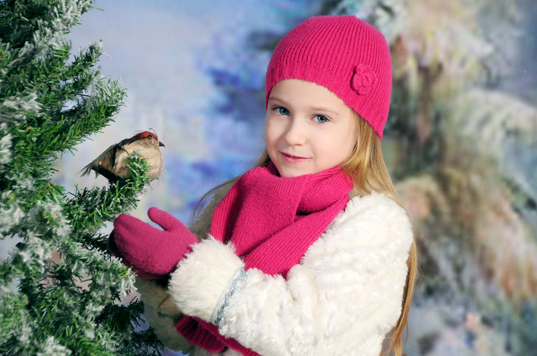 Фотосессия доченьки в садике)