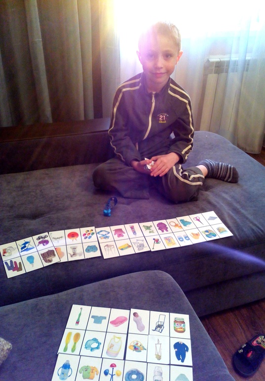 А мы изготовили своё лото - тематическое