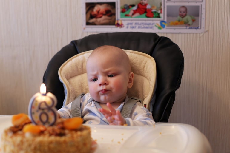 Уже 6 месяцев моему любимому пирожочку!