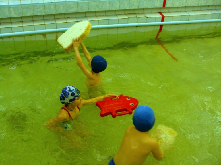 Видео и фото с Бассейна в садике