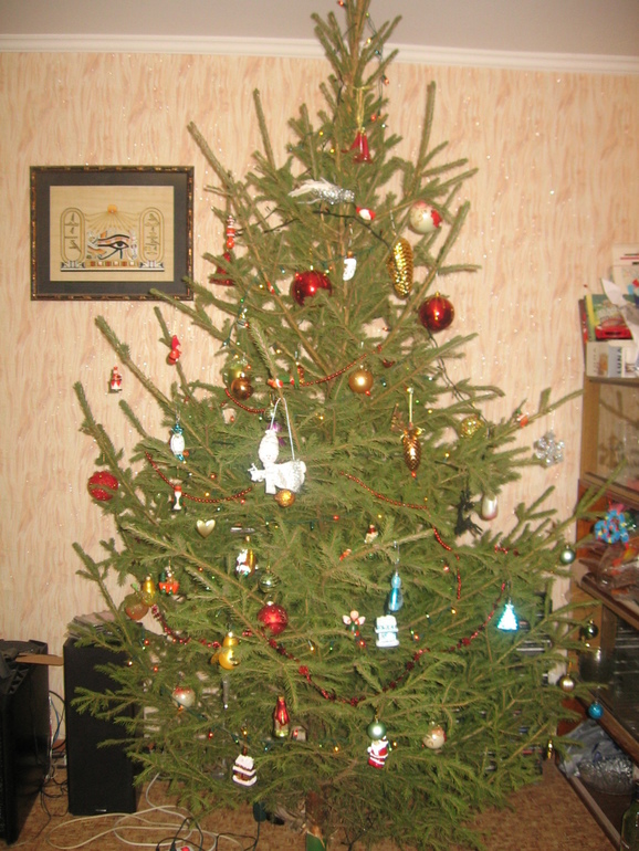 И вот она нарядная...