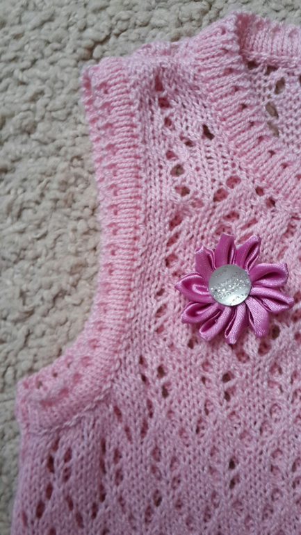 Кофточка в подарок ажур