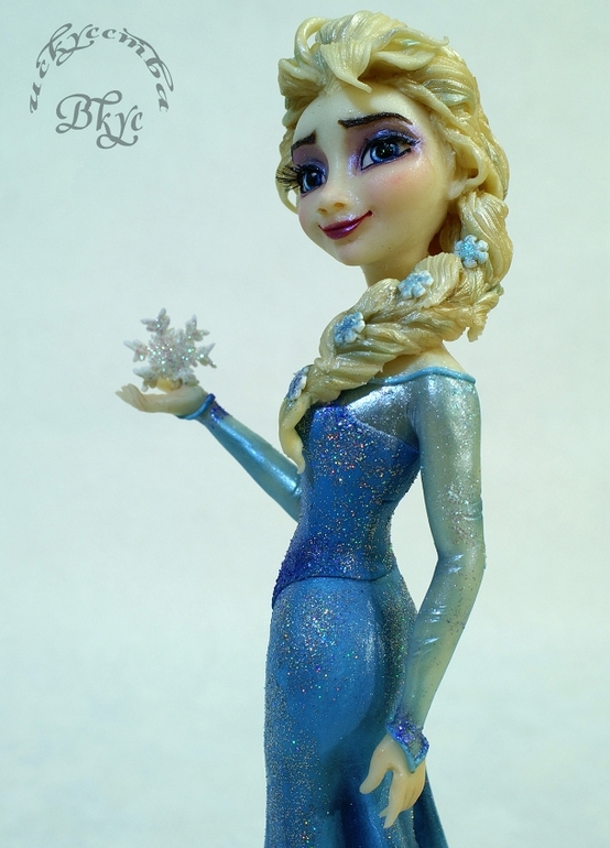 Фигурки на торт Анна Эльза и Олаф