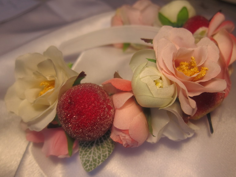 Яблочно - цветочный ободочек!