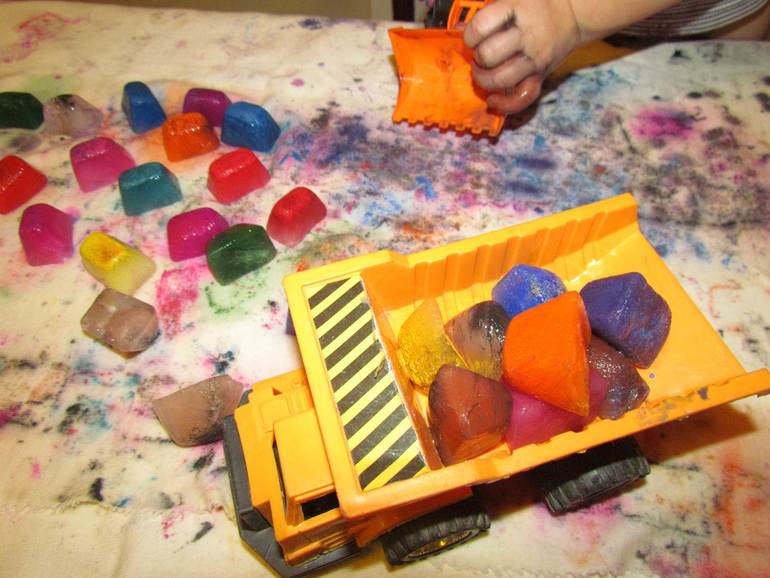 Ожидание Нового года - лед и птицы