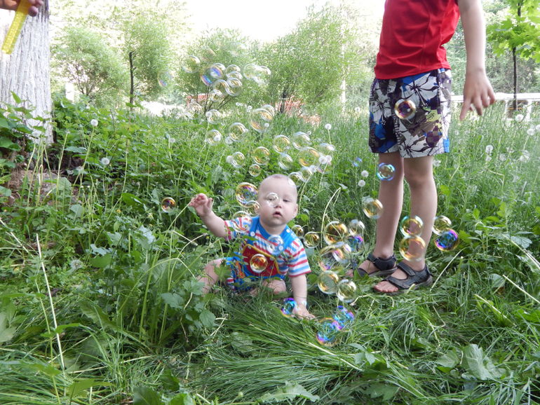 Костику 10 месяцев. Как меняются детки