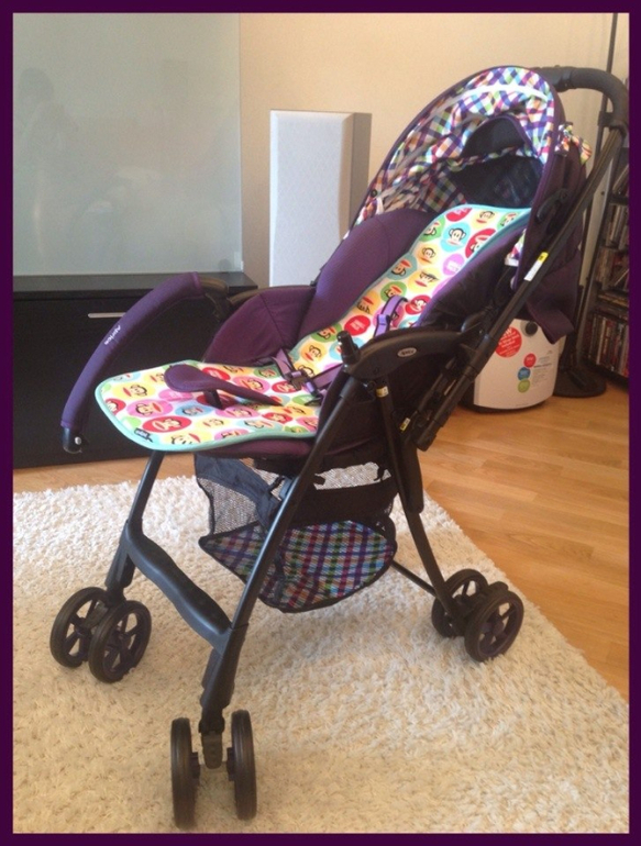 Наша весёлая коляска Aprica Air Ria!