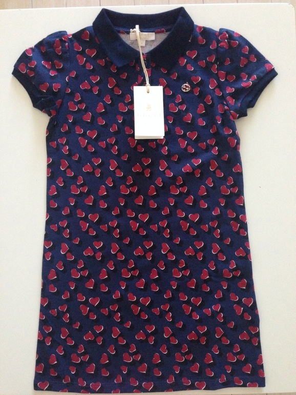 Gucci!!! Сердечки!!! Платье 4г , 5 л 5500 руб