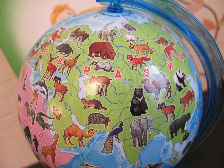 Глобус для первого знакомства с миром