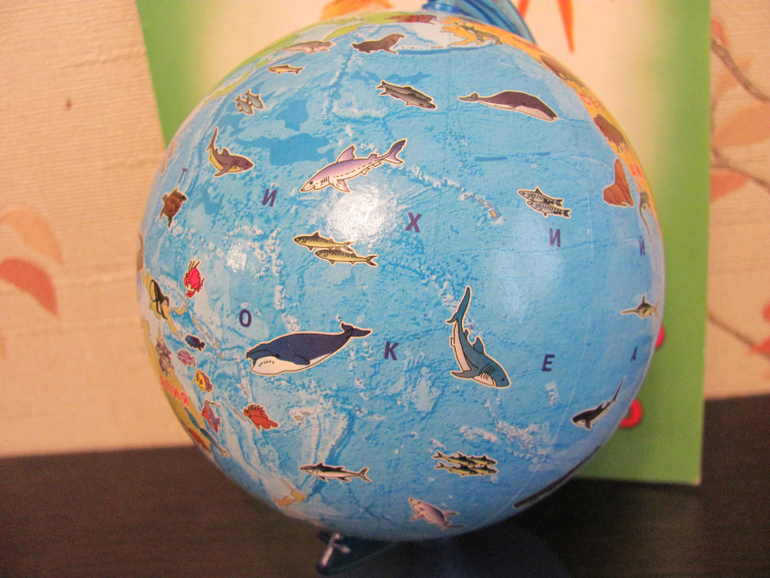 Глобус для первого знакомства с миром