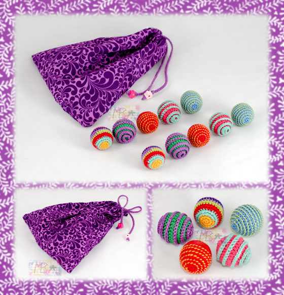 Близнецы в мешочке. Сенсорное развитие. Авторская работа.